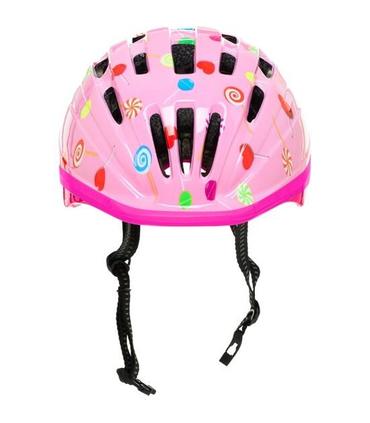 set-casco-protecciones-rosa