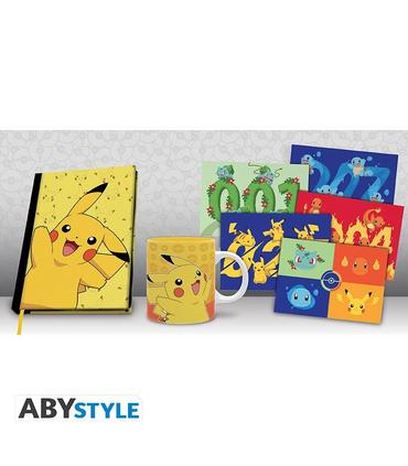 caja-regalo-pokemon-cuaderno-pck-a5-taza320ml-postales-