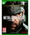 Metal Gear Solid Snake Eater D1 XBox Series X