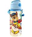 Cantimplora Aluminio Con Asa 600ml Paw Patrol