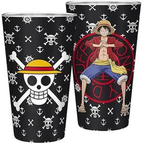 one-piece-large-glass-400ml-luffy