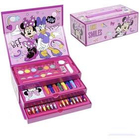 set-papeleria-coloreable-maletin-minnie