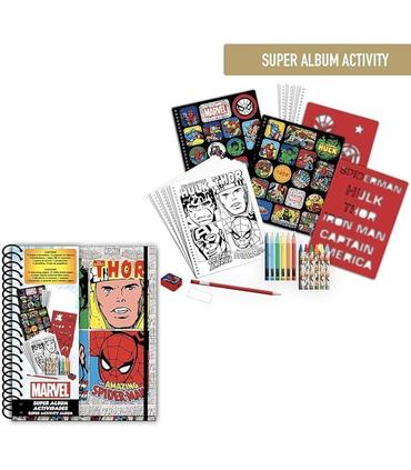 album-actividades-coloreable-marvel