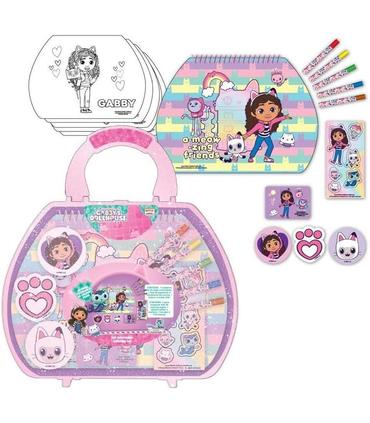 set-papeleria-coloreable-maletin-gabbys