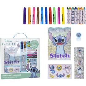 set-papeleria-coloreable-stitch