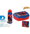 Cantimplora Aluminio 500ml + Sandwichera Spiderman