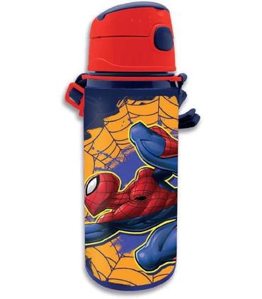 cantimplora-aluminio-con-asa-600ml-spiderman