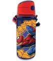 Cantimplora Aluminio Con Asa 600ml Spiderman