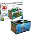 Puzzle 3D Storage Box - Minecraft 216 Piezas
