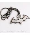LLAVERO BATMAN METALICO BLACK LOGO