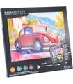 Diamantiny Quadro Retro Car Red