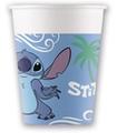 Vasos Papel 200ml Stitch y Angel ( 8 unid )