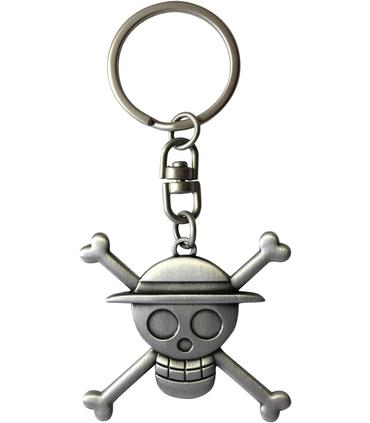 one-piece-porte-cles-3d-skull-luffy