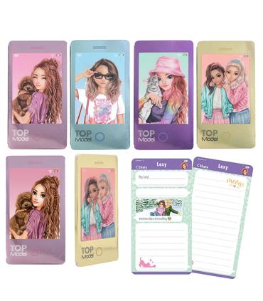 topmodel-blocs-de-nota-con-forma-de-movil