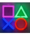 LAMPARA PARED LUZ LED NEON PLAYSTATION