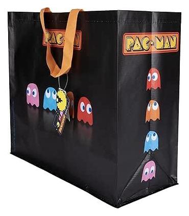 bolsa-shopping-bag-pacman-black