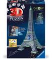 50° Aniversario: Torre Eiffel Glow Puzzle 3D