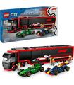 Lego 60445 Camion F1 con Coches