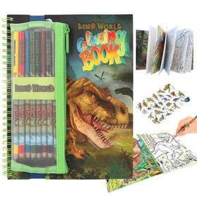 dino-world-libro-de-colorear-con-lapices