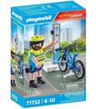 Playmobil 71732 - Patrulla En Bicicleta