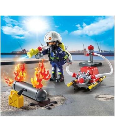 playmobil-71826-bombero-con-bomba-de-agua