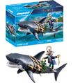 Playmobil 71793 - Tiburon Gigante Con Pirata