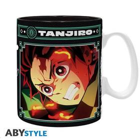 taza-demon-slayer-460ml-tanjiro-black-green