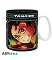 Taza Demon Slayer 460ml Tanjiro Black & Green