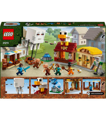 lego-21273-el-ataque-aldea-del-globo-ghast-minecraft