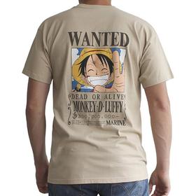 one-piece-tshirt-wanted-luffy-homme-talla-m