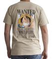 One Piece - Tshirt "wanted Luffy" Homme Talla M