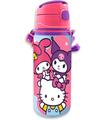 Cantimplora Aluminio Con Asa 600ml Cdu Hello Kitty