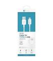 CABLE USB(A) A TIPO C 2,4A 1M B (ACCTEF)