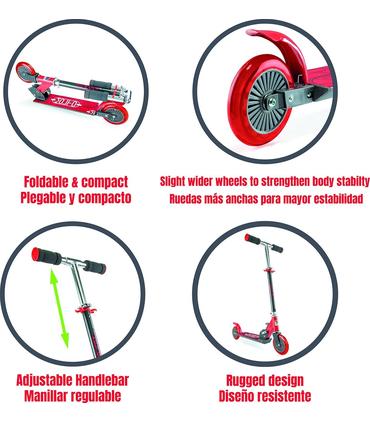 patinete-plegable-rojo