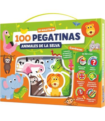 maletin-100-pegatinas-animales-en-la-selva