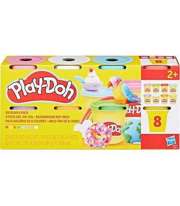 play-doh-pack-de-8-colores-arcoiris-85-gr