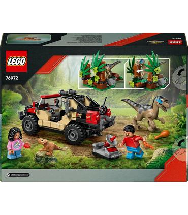 lego-76972-huida-en-todoterreno-y-raptor-al-acecho