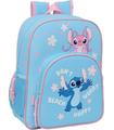 Stitch Mochila Adapt. Happy 38cm
