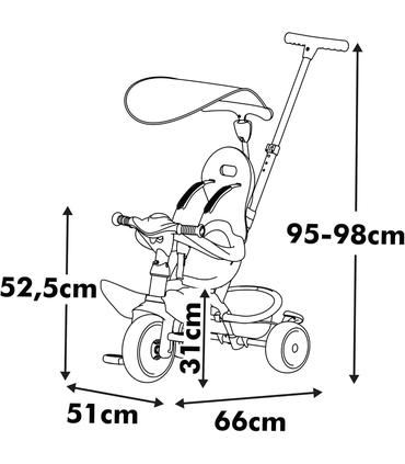 triciclo-baby-balade-rosa-3-en-1
