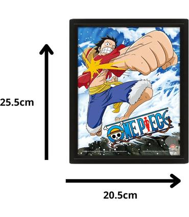 cuadro-3d-gum-gum-pistol-one-piece