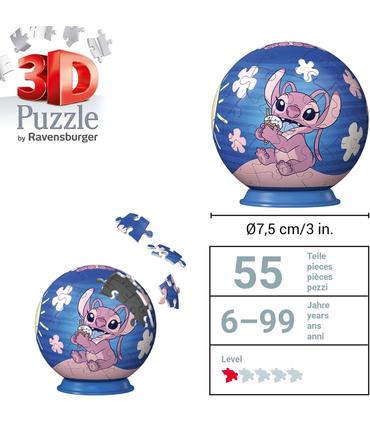 disney-angel-puzzle-54-piezas-ball-3d-stitch