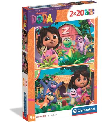 puzzle-dora-la-exploradora-2x20-piezas