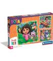 Puzzle Dora la Exploradora 3x48 Piezas