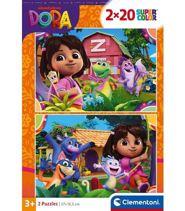 puzzle-dora-la-exploradora-2x20-piezas