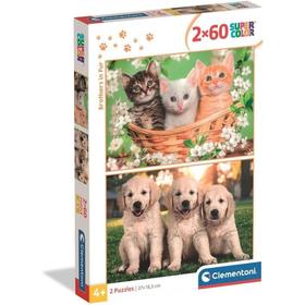 puzzle-2x60-piezas-brothers-in-fur