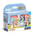 Cubos 6 Unidades Bluey Puzzle