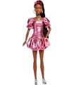 Barbie Deluxe Metallic Muñeca Con Vestido