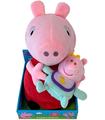 Peppa Pig Con Bebe 33 Cm (Novedad)