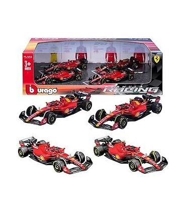 burago-set-4-coches-metal-143-f1
