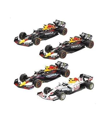 burago-set-4-coches-metal-143-f1